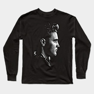 Elvis Presley A Mugshot - Vintage Long Sleeve T-Shirt